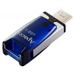 USB флеш накопитель Apacer 64GB AH179 Blue USB 3.1 OTG (AP64GAH179U-1)