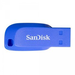 USB флеш накопитель SANDISK 16GB Cruzer Blade Blue Electric USB 2.0 (SDCZ50C-016G-B35BE) ― 