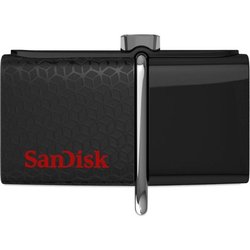 USB флеш накопитель SANDISK 16GB Ultra Dual Drive OTG Black USB 3.0 (SDDD2-016G-GAM46) ― 