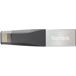 USB флеш накопитель SANDISK 64GB iXpand Mini USB 3.0/Lightning (SDIX40N-064G-GN6NN) ― 