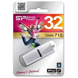 USB флеш накопитель Silicon Power 32GB LuxMini 710 USB 2.0 (SP032GBUF2710V1S)