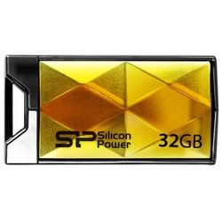 USB флеш накопитель Silicon Power 32GB Touch 850 Amber USB 2.0 (SP032GBUF2850V1A) ― 