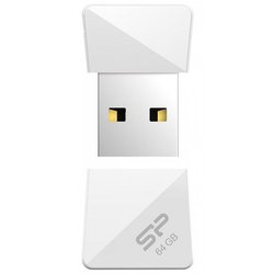 USB флеш накопитель Silicon Power 64Gb Touch T08 White USB 2.0 (SP064GBUF2T08V1W)