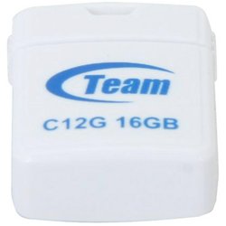 USB флеш накопитель Team 16GB C12G White USB 2.0 (TC12G16GW01)