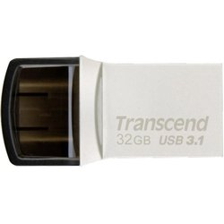 USB флеш накопитель Transcend 32GB JetFlash 890S Silver USB 3.1 (TS32GJF890S) ― 