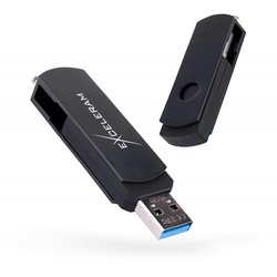 USB флеш накопитель eXceleram 16GB P2 Series Black/Black USB 3.1 Gen 1 (EXP2U3BB16) ― 
