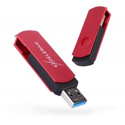 USB флеш накопитель eXceleram 16GB P2 Series Red/Black USB 3.1 Gen 1 (EXP2U3REB16) ― 