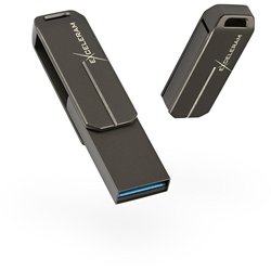 USB флеш накопитель eXceleram 16GB U3 Series Dark USB 3.1 Gen 1 (EXP2U3U3D16) ― 