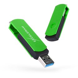 USB флеш накопитель eXceleram 32GB P2 Series Green/Black USB 3.1 Gen 1 (EXP2U3GRB32) ― 