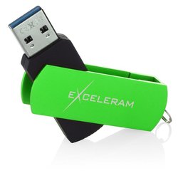 USB флеш накопитель eXceleram 32GB P2 Series Green/Black USB 3.1 Gen 1 (EXP2U3GRB32)