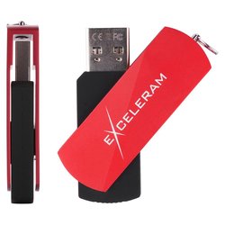 USB флеш накопитель eXceleram 32GB P2 Series Red/Black USB 2.0 (EXP2U2REB32)