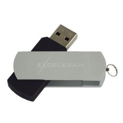 USB флеш накопитель eXceleram 32GB P2 Series Silver/Black USB 3.1 Gen 1 (EXP2U3SIB32)