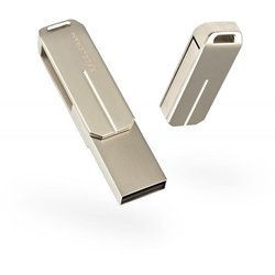USB флеш накопитель eXceleram 32GB U3 Series Silver USB 3.1 Gen 1 (EXP2U3U3S32) ― 