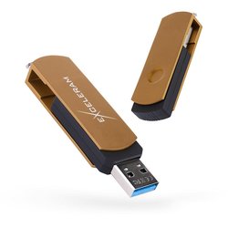 USB флеш накопитель eXceleram 64GB P2 Series Brown/Black USB 3.1 Gen 1 (EXP2U3BRB64)