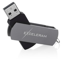 USB флеш накопитель eXceleram 64GB P2 Series Gray/Black USB 2.0 (EXP2U2GB64)