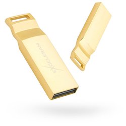 USB флеш накопитель eXceleram 64GB U2 Series Gold USB 2.0 (EXP2U2U2G64) ― 