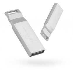 USB флеш накопитель eXceleram 64GB U2 Series Silver USB 2.0 (EXP2U2U2S64) ― 
