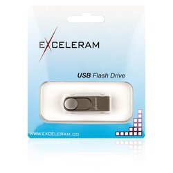 USB флеш накопитель eXceleram 64GB U5 Series Dark USB 2.0 (EXP2U2U5D64)