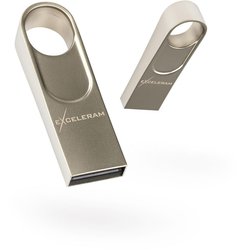 USB флеш накопитель eXceleram 64GB U5 Series Silver USB 2.0 (EXP2U2U5S64) ― 