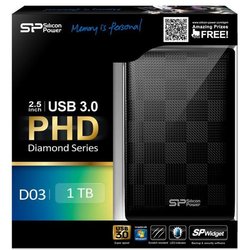 Внешний жесткий диск Silicon Power 2.5" 1TB (SP010TBPHDD03S3K)