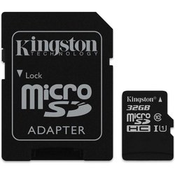 Карта памяти Kingston 32GB microSDHC class 10 UHS-I Canvas Select (SDCS/32GB) ― 