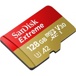 Карта памяти SANDISK 128GB microSDXC class 10 UHS-I U3 A2 Extreme Pro V30 (SDSQXA1-128G-GN6MA)