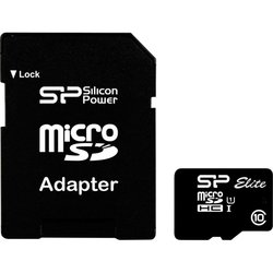 Карта памяти Silicon Power 128Gb microSDXC class 10 (SP128GBSTXBU1V10SP) ― 