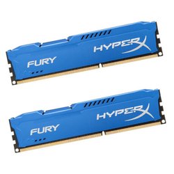 Модуль памяти для компьютера DDR3 8Gb (2x4GB) 1866 MHz HyperX Fury Blu Kingston (HX318C10FK2/8) ― 