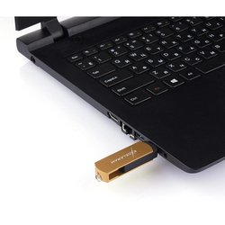 USB флеш накопитель eXceleram 128GB P2 Series Brown/Black USB 3.1 Gen 1 (EXP2U3BRB128)