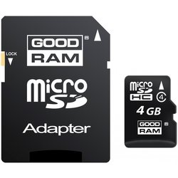Карта памяти GOODRAM 4GB microSD Class 4 (M40A-0040R11) ― 