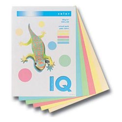 Бумага А4 IQ color, pale SET 5х50 sheets Mondi (A4.80.IQ.RB01.250)