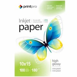Бумага PrintPro 10x15 (PGE1801004R) ― 