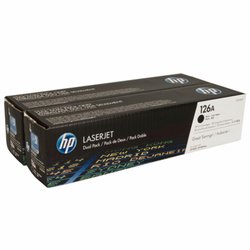 Картридж HP CLJ CP1025 black DualPack (CE310AD) ― 