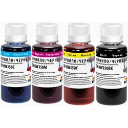 Чернила ColorWay HP №121 black pigment+134 С/M/Y (CW-HP360BK/HW350SET01)