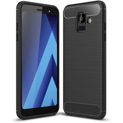 Чехол для моб. телефона Laudtec для Samsung A6 2018/A600 Carbon Fiber (Black) (LT-A600F) ― 