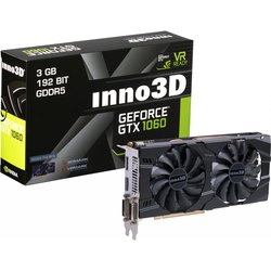 Видеокарта Inno3D GeForce GTX1060 3072Mb HerculeZ Twin X2 (N106F-2SDN-L5GS) ― 