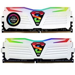 Модуль памяти для компьютера DDR4 8GB (2x4GB) 2400 MHz Super Luce RGB Sync White H GEIL (GLWS48GB2400C16DC)