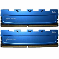 Модуль памяти для компьютера DDR3 16GB (2x8GB) 1600 MHz Blue Kudos eXceleram (EKBLUE3161611AD) ― 