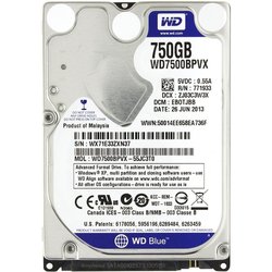 Жесткий диск для ноутбука 2.5" 750GB Western Digital (#WD7500BPVX-FR#)