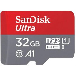 Карта памяти SANDISK 32GB microSDHC class 10 UHS-I A1 Ultra (SDSQUAR-032G-GN6TA)