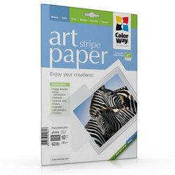 Бумага ColorWay Letter (216x279mm) ART, glossy, stripe (PGA230010SLT) ― 