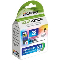 Картридж ColorWay HP №28XL color (C8728AE) ink level (CW-H28XL-I) ― 