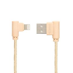 Дата кабель USB 2.0 AM to Lightning Pro Emperor 1A Gold Gelius (63249)