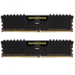 Модуль памяти для компьютера DDR4 8GB (2x4GB) 3000 MHz Vengeance LPX black CORSAIR (CMK8GX4M2C3000C16) ― 