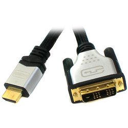Кабель мультимедийный HDMI to DVI 18+1pin M, 3.0m Viewcon (VD 103-3m.)