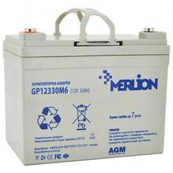 Батарея к ИБП Merlion 12V-33Ah (GP12330M6) ― 
