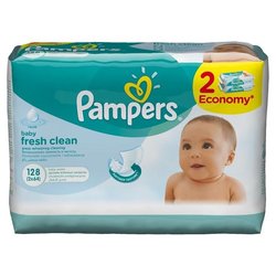 Влажные салфетки Pampers Baby Fresh Clean Duo 2х64шт (4015400439202)