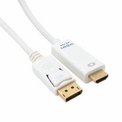Кабель мультимедийный DisplayPort to HDMI 2.0m EXTRADIGITAL (KBD1669) ― 