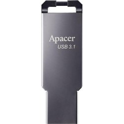 USB флеш накопитель Apacer 64GB AH360 Ashy USB 3.1 Gen1 (AP64GAH360A-1) ― 