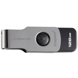 USB флеш накопитель Kingston 128GB DT SWIVL Metal USB 3.0 (DTSWIVL/128GB) ― 